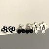 1 Set Damen Ohrringe Süß Cool Gothic Mehrere Stile Elegant Geschenk Legierung Liebesherzförmig Creolen Hänge Stecker Ohrringe Set für Verabredungen