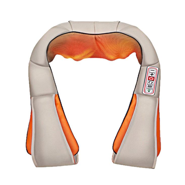 Cross-Kneading Multi-Function Electric Neck & Shoulder Massager for Car and Home