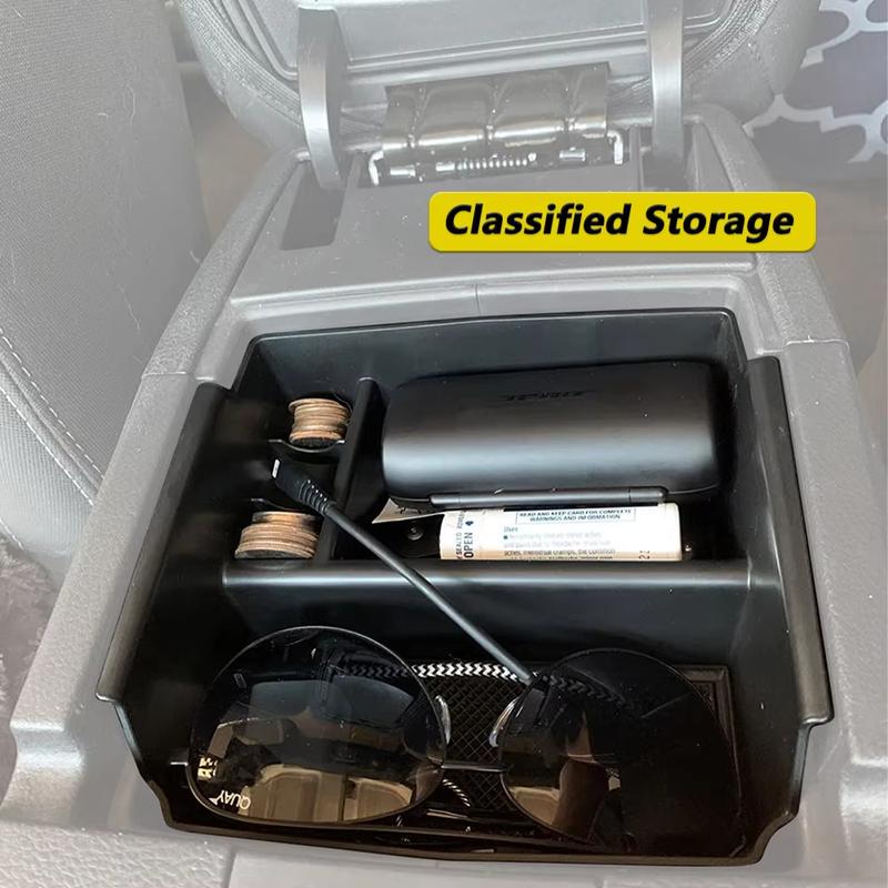 Center Console Armrest Box Storage Organizer Tray for Jeep Wrangler JK JKU Sahara 2011-2017 Interior Car Tidying Accessories