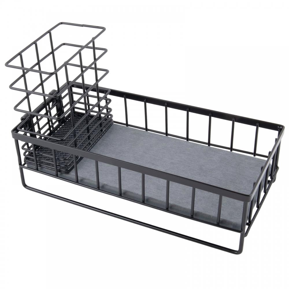 Quick Drying Sink Organizer with Diatomaceous Stone for Kitchen Use