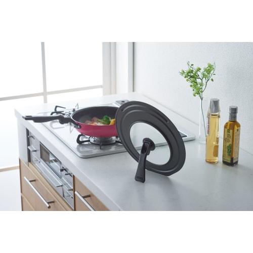 Thermos Folding Stand Lid Compatible with 26/28cm Black KLD-002 BK