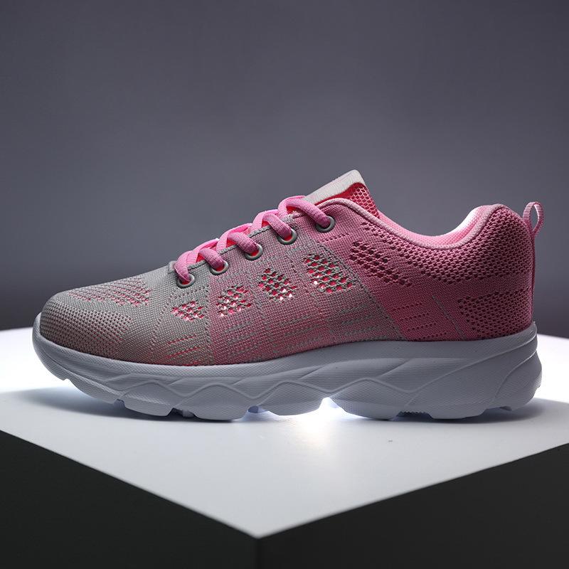 Женские летние новые сетчатые дышащие универсальные кроссовки для бега — фото 7