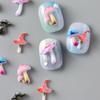 3D Cartoon Mushroom Nail Charms Set Cute Resin Nail Decor For Women Ideal For Diy Nail Art Party Everyday Manicure Decoration