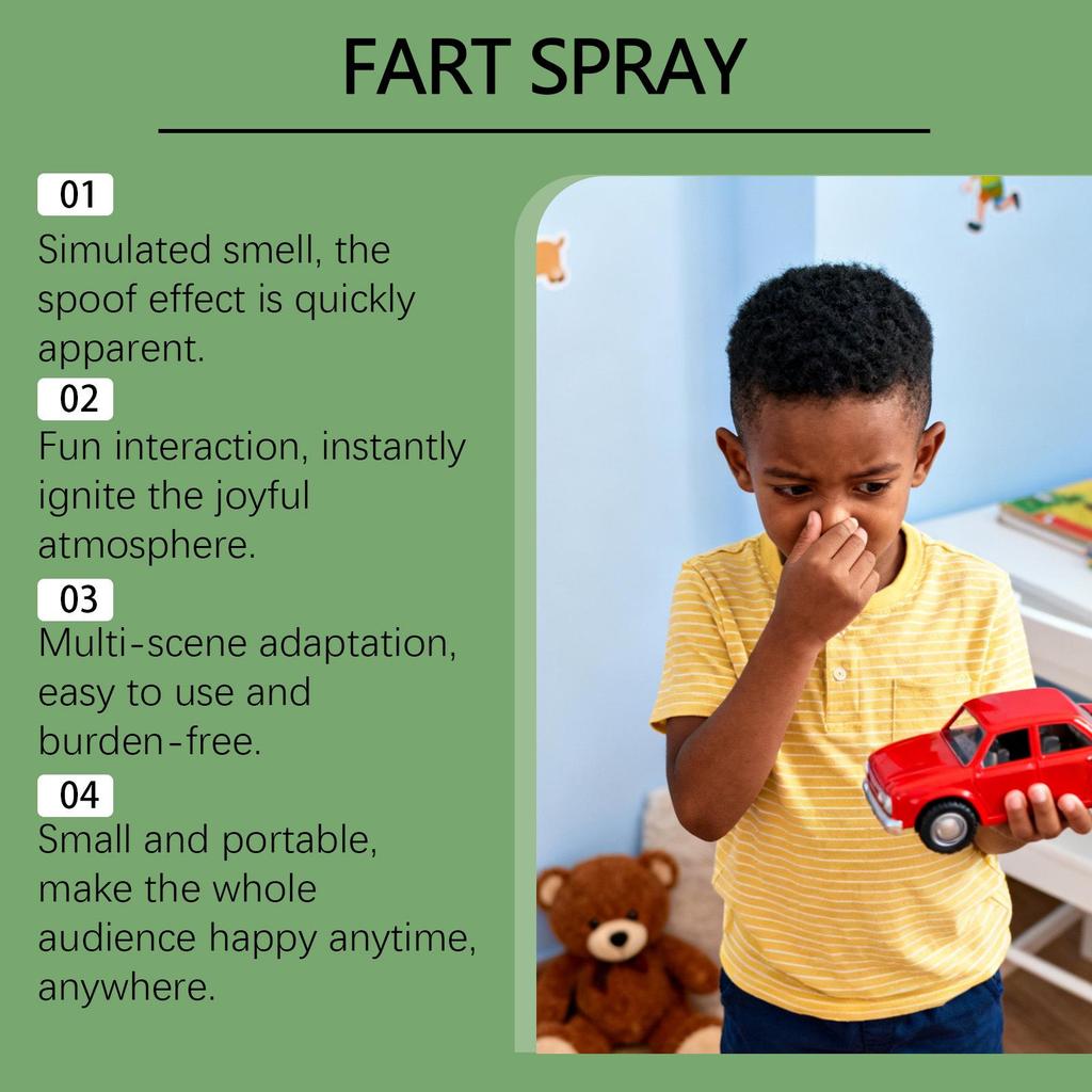 DOWMOO Stinky Fart Spray - Realistic Prank Prop for Party Humor