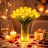 Romantic Glowing Tulip Night Light Bouquet - Mixed Colors