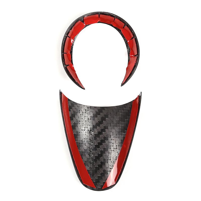 For BMW M3 F80 2014-2019 Real Carbon Fiber Car Gear Shift Shift Lever Decoration Gear Handle Cover Interior Accessories