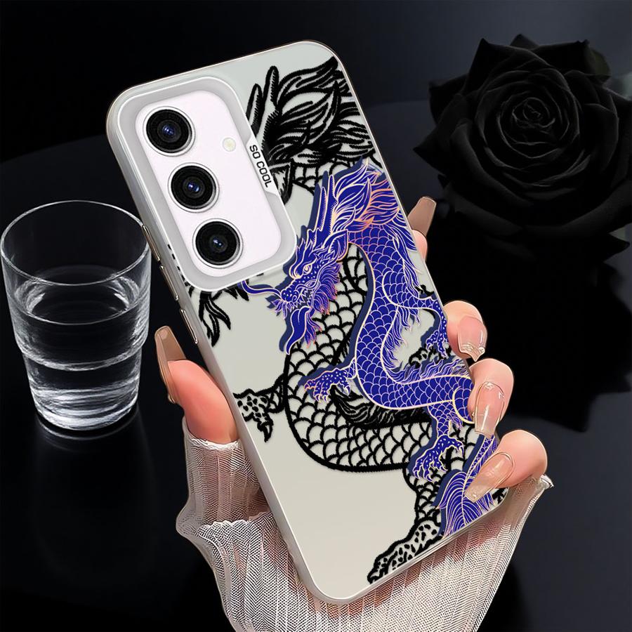 Case for Samsung Galaxy A14 A56 A54 A72 A32 A36 A25 A73 A17 A52 A13 A16 A34 A12 A23 A71 Phone Cover Dragon