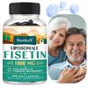 Liposomale fisetine formulering, 1000 mg, met 200 mg quercetine, 120 capsules