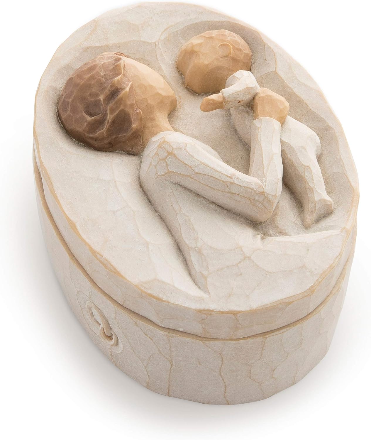 

Friendship Keepsake Box, Forever True, Forever Friends, Holds Jewelry and Treasures, Carving of Best Friends,Sculpted Hand-Painted Keepsake Box Grandmother