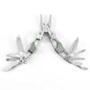 Mini Multi-Functional Stainless Steel Folding Pliers Outdoor Camping Tool Pliers Full Steel Clamp Versatile Hand Tool
