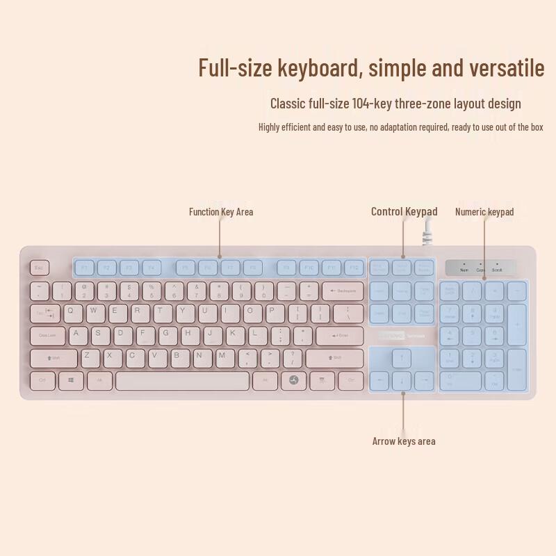 Lenovo KL31 Wired Full-Size Business Keyboard