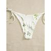 Neck Women's Two-Piece Bikini, Suspender Bra, V Bottom, Women's Swimwear and Apparel