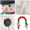8 Foot Inflatable Santa  Snowman Arch Prop for Santa  snowman