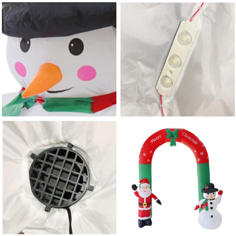 8 Foot Inflatable Santa  Snowman Arch Prop for Santa  snowman