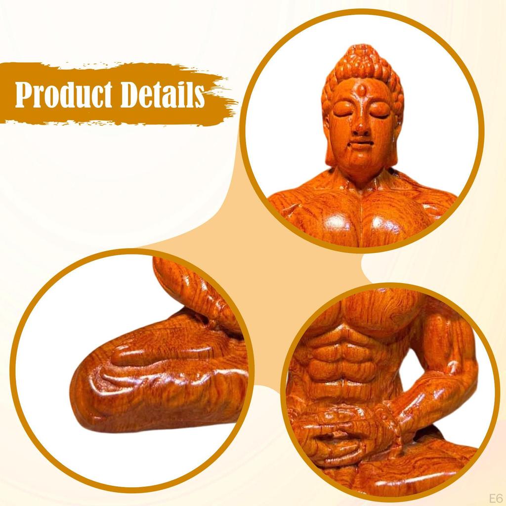 Buddha Figure Mini Statue Handmade Chinese Decorative Ornament Creative Sculpture Made