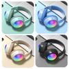 Foldable LED Gaming Headphone with Noise Canceling Bluetooth-compatible 5.4 Long Battery Life Auxiliary TF Card Support