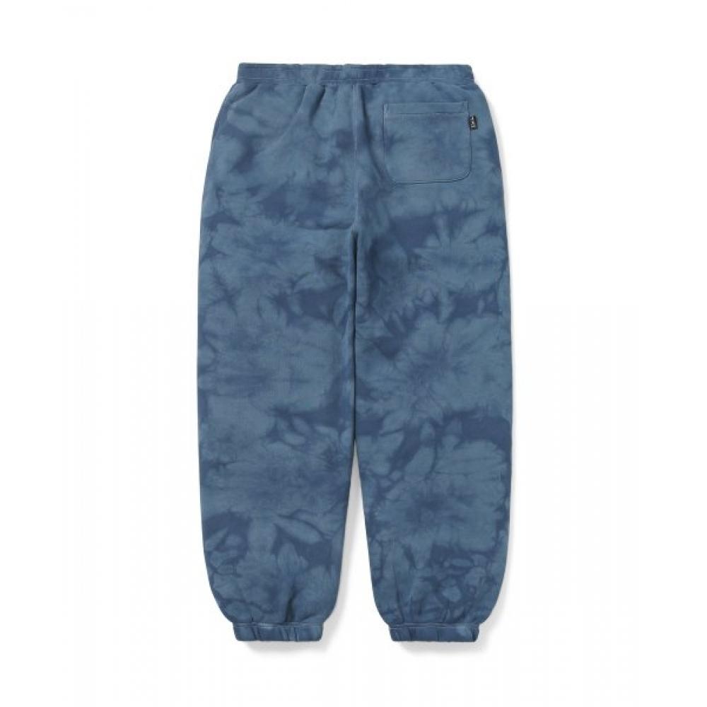 Uneven Dyed Sweatpant Blue