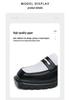 Men's Retro Casual Thick-Soled Leather Shoes with Height Increase