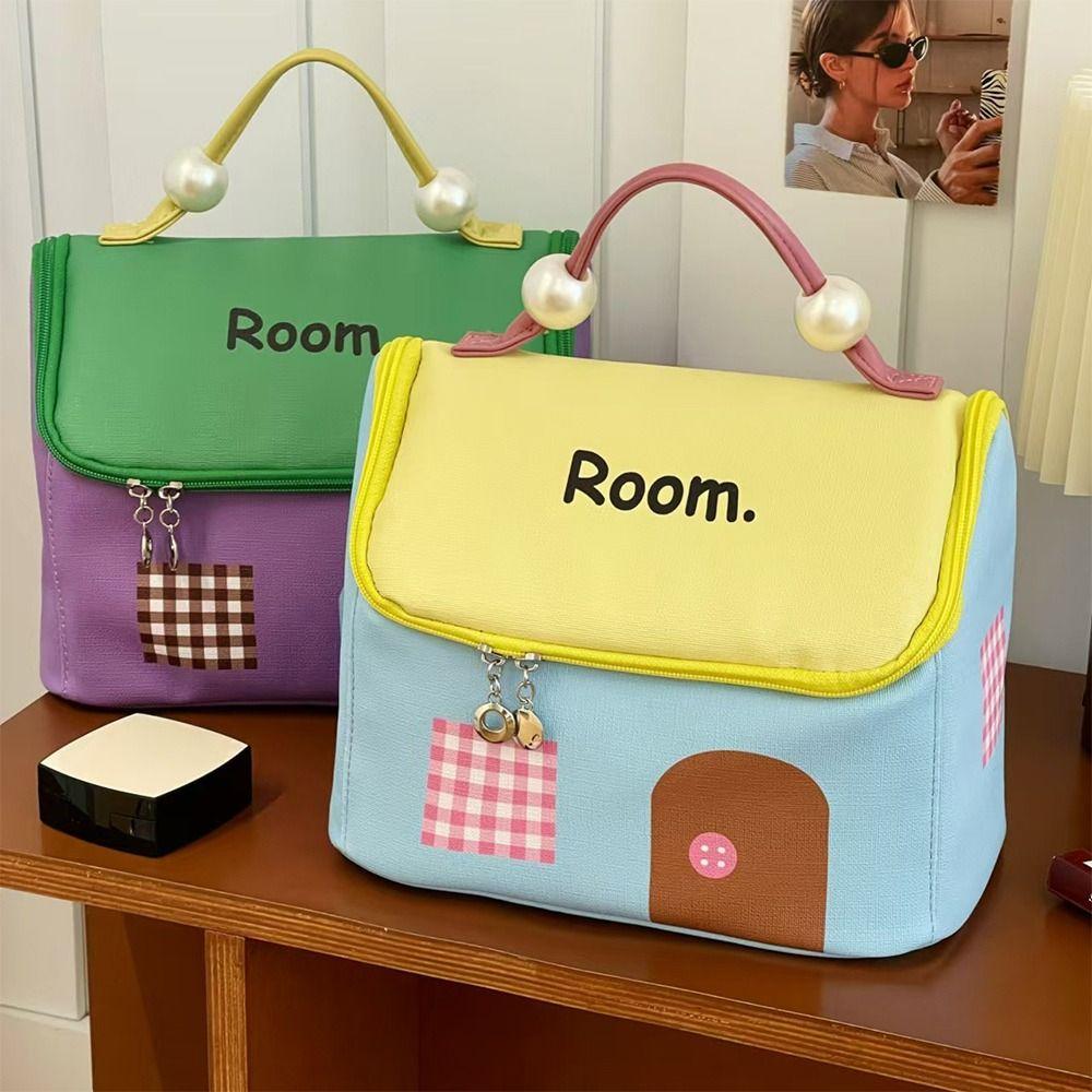 Large Capacity Makeup Bag Multicolor Storage Bag Cute Wash Bag  Lipstick