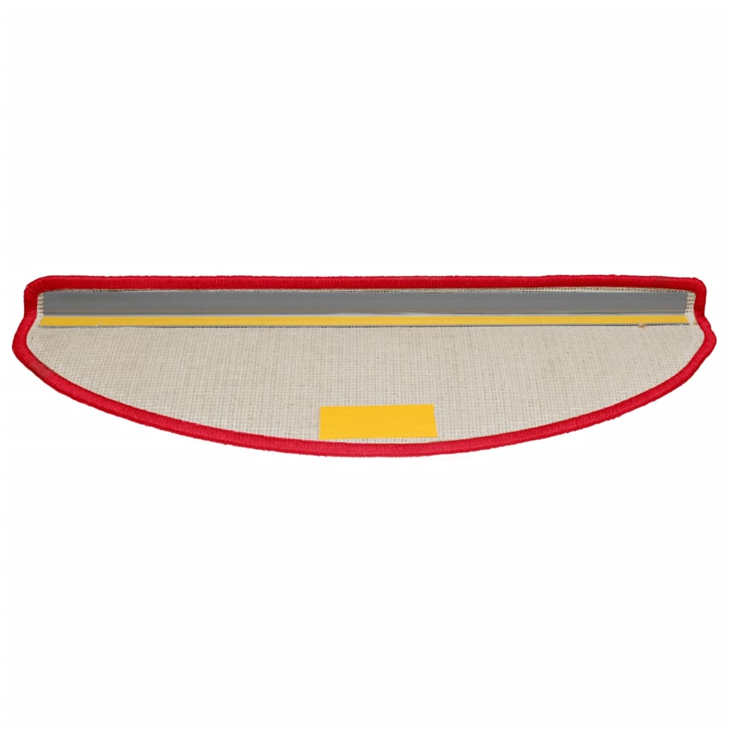 Step Mats 10 pcs 65 x 21 x 4 cm Red Semi Circular Large