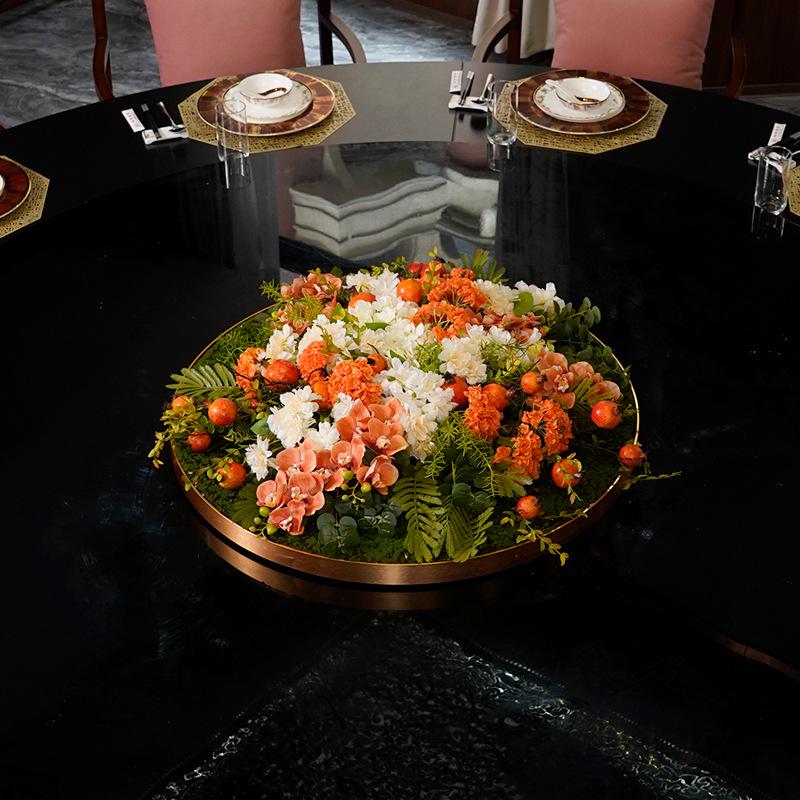 Luxury Hotel Round Table Artificial Flower Centerpiece Ornament