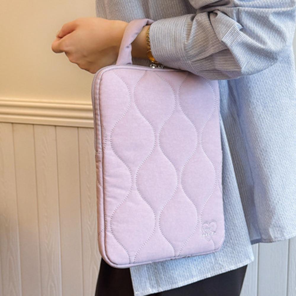 Stylish Handle Style Laptop Sleeve Sweet Simple Computer Handbag Lightweight Portable Laptop Bags School