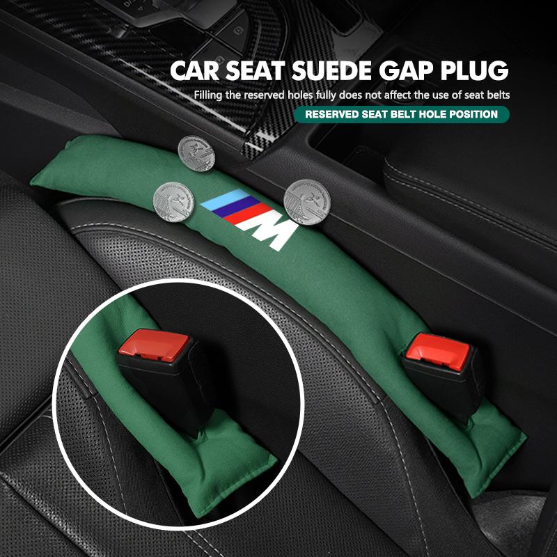 Car Seat Gap Filler Leak Proof Filling Plug Strip Badge Accessories For BMW E30 E34 E36 E39 E46 E52 E53 E60 E61 E62 E70 E71 E83 J222