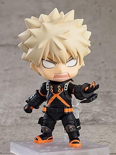 Nendoroid My Hero Academia DER FILM World Heroes Mission Katsuki Bakugo Stealth Suit Ver. Nicht maßstabsgetreue, bewegliche Figur aus ABS und PVC, bemalt, G12610