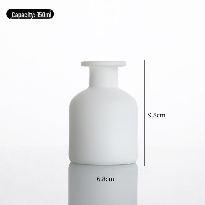 Hot Selling 100ml Large Belly Colored Glass Aroma Diffuser Bottle - Transparent or Frosted