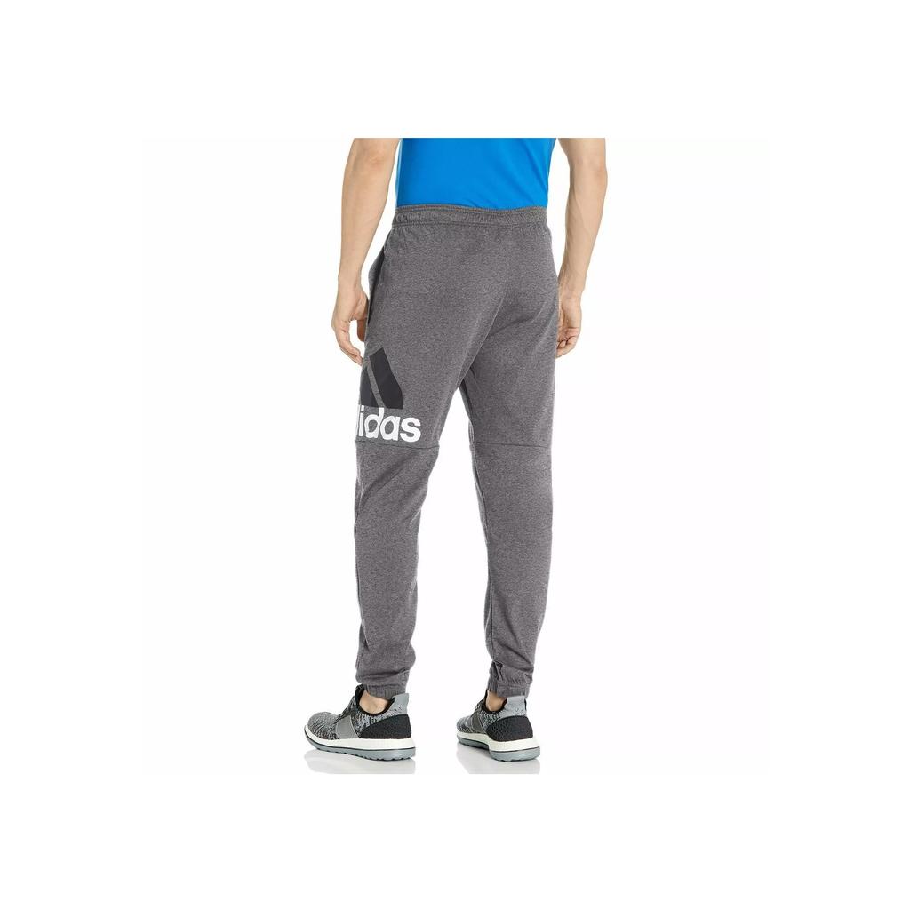 Adidas Essentials Performance Comfortable Stylish Tapered Knit Joggers Men Joggers Dark-Gray White CF5073