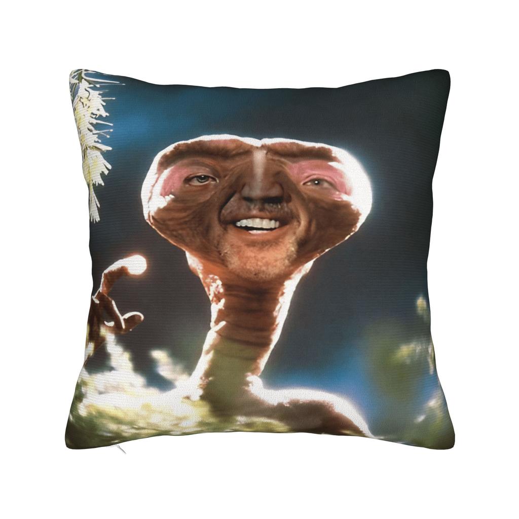 Kussensloop Grappig N-Nicolas C-Cage Banaan Zacht Kussenhoes Voor Woonkamerstoel Schattig Grappig Kussenslopen