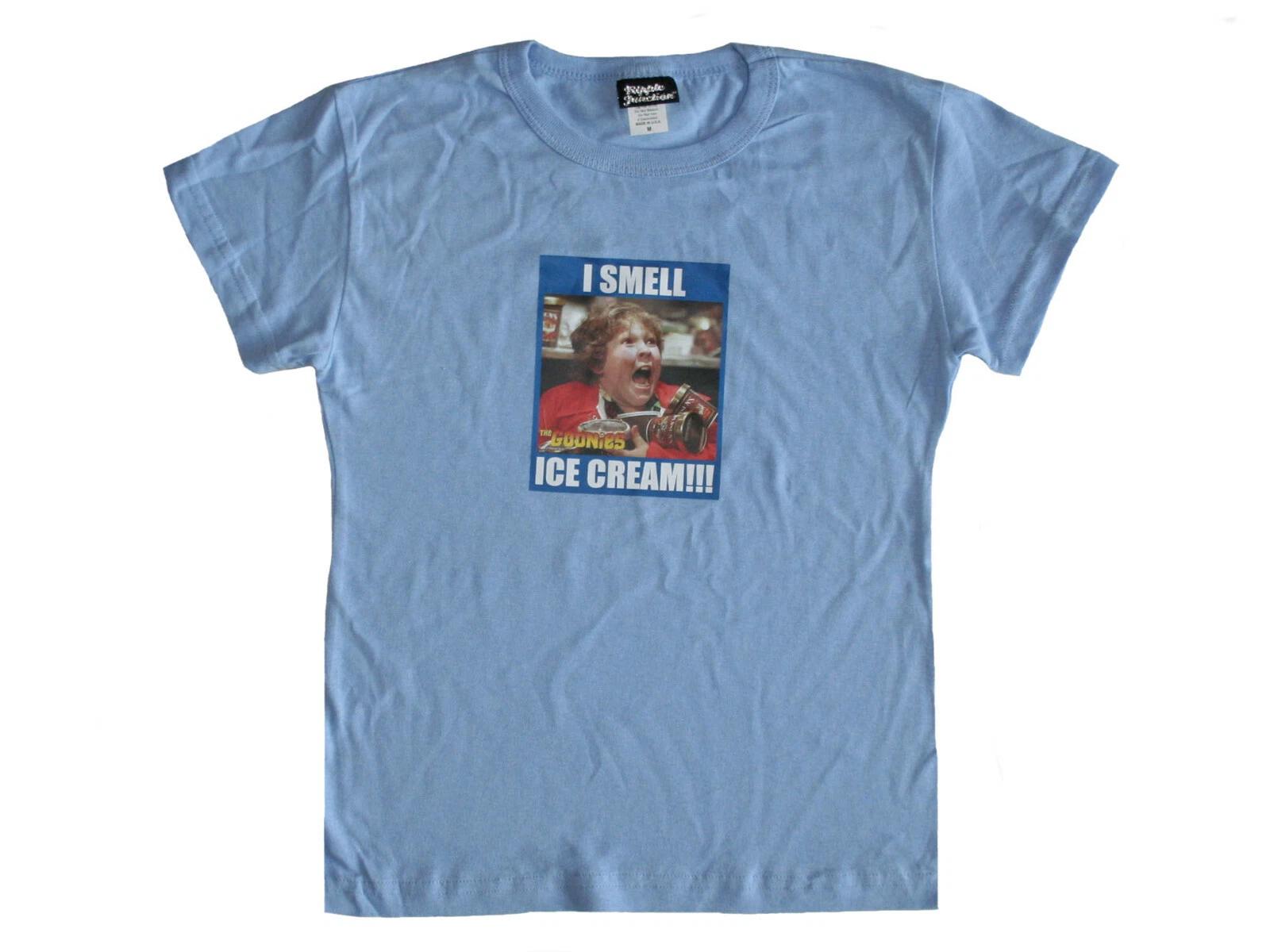 The Goonies  I smell ice cream  Junior Women s T-Shirt NWT XL