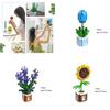 Flower Blocks Model Toy Kids Gift – Creative Simulate Flowers Decoration