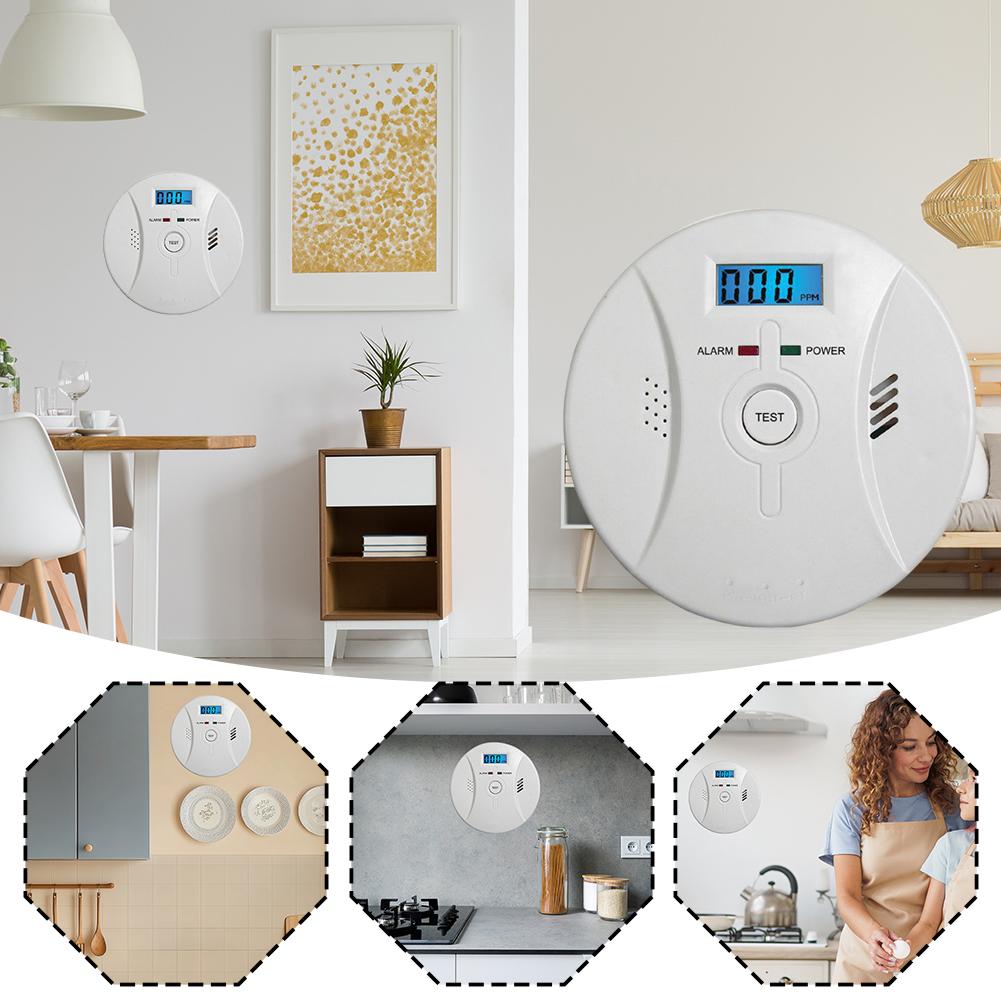 Gas Leak Natural Digital Gas Home Monitor Alarm Sensor Gas Alarm D4L8
