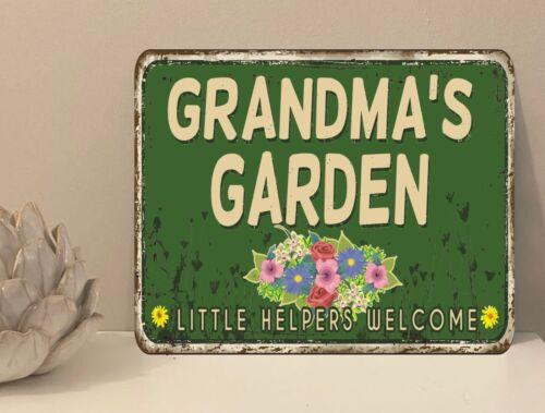 

Grandmas Garden Metal Plaque Sign Gift House Novelty mt288Aluminum 30x40cm(11.8x15.7inch)