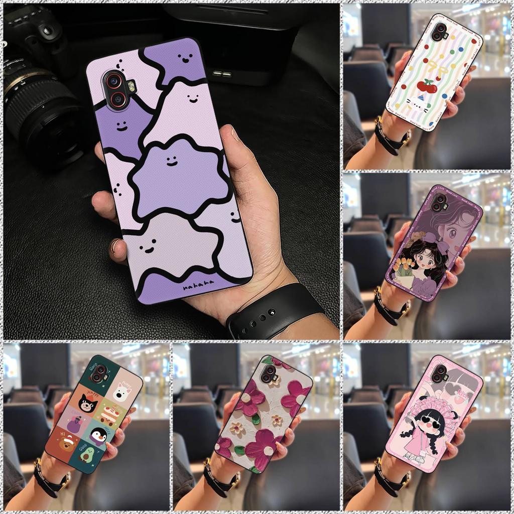 Phone Pouch Fashion Design Phone Case For Samsung Galaxy Xcover6 Pro/SM-G736U/B Anti-knock Shockproof Silicone TPU Cute