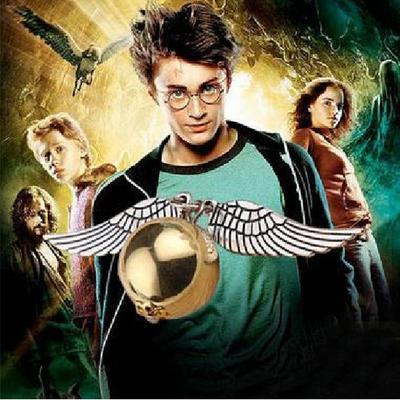 Hot-Selling Harry Potter Golden Snitch Pendant Necklace C006