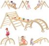 FUNLIO Montessori Folding Triangle Climbing Frame Set