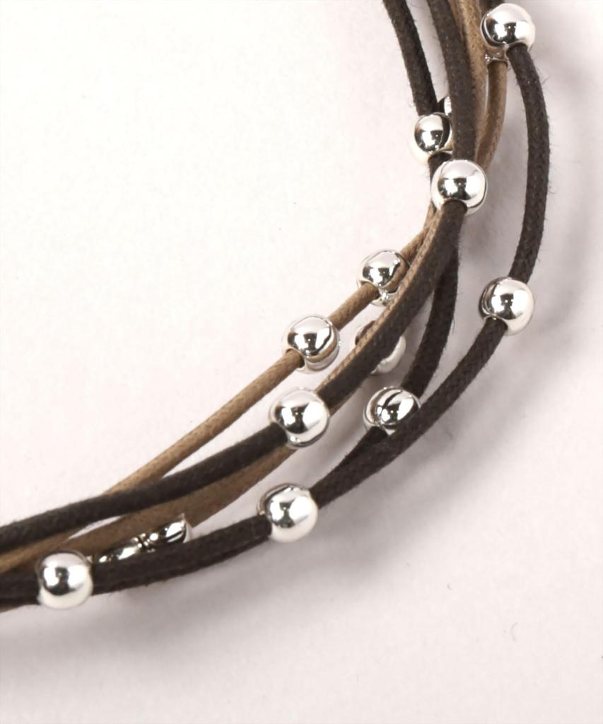 Kashira Daily Classic Pearl One Size Headband, Casual, Spring/Summer, Cotton, SHK01210, Brown,