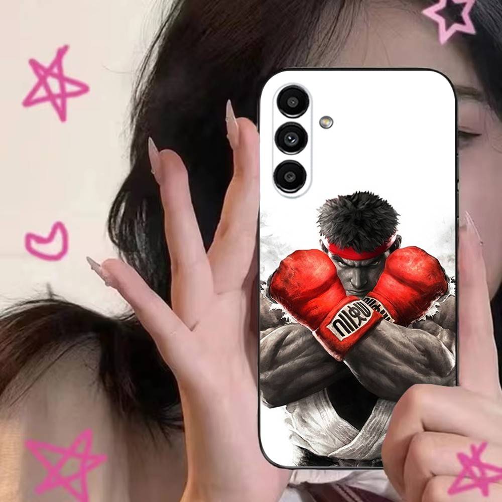 

Game S-Street F-FighterS Phone Case For Samsung S24,S21,S22,S23,S30,Ultra,S20,Plus,Fe,Lite,Note,10,9,5G Black Soft Cover Samsung S235G
