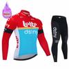 2026 Lotto Zimní cyklistický dres Set Ropa Ciclismo Termální fleece Bicicleta Oblečení MTB Cyklistický závodní dres Oblečení na silniční kolo