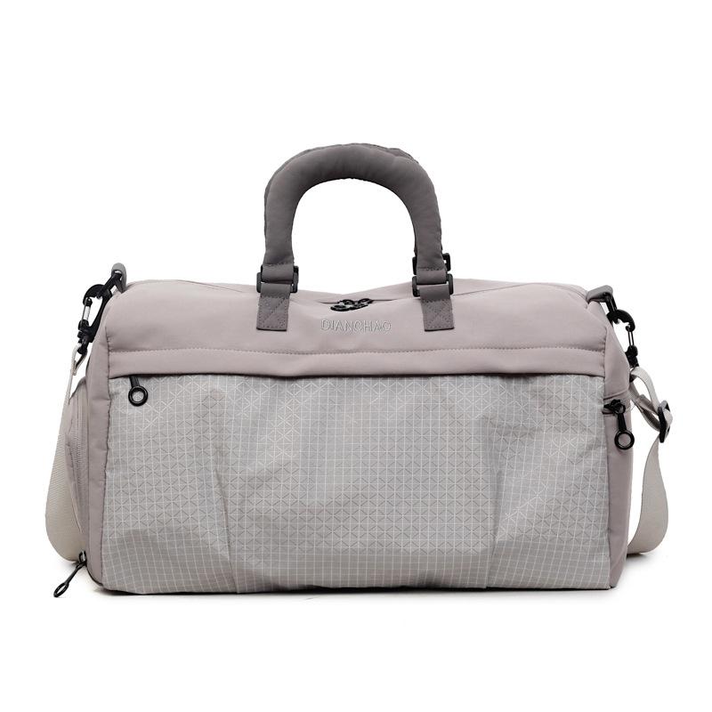 Summer large-capacity new bag short trip shoulder messenger bag women's separation versatile tote bag dry and wet