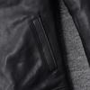 Classic 1930s Style Natural Goatskin Men's Leather Jacket Soft Slim Fit Real Skin Bomber Coat Men Clothes Spring