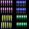 6st Jaktskytte Lysande upplyst förening Båge LED Glödande pil Nock Tail Fit 6,2 mm pilskaft