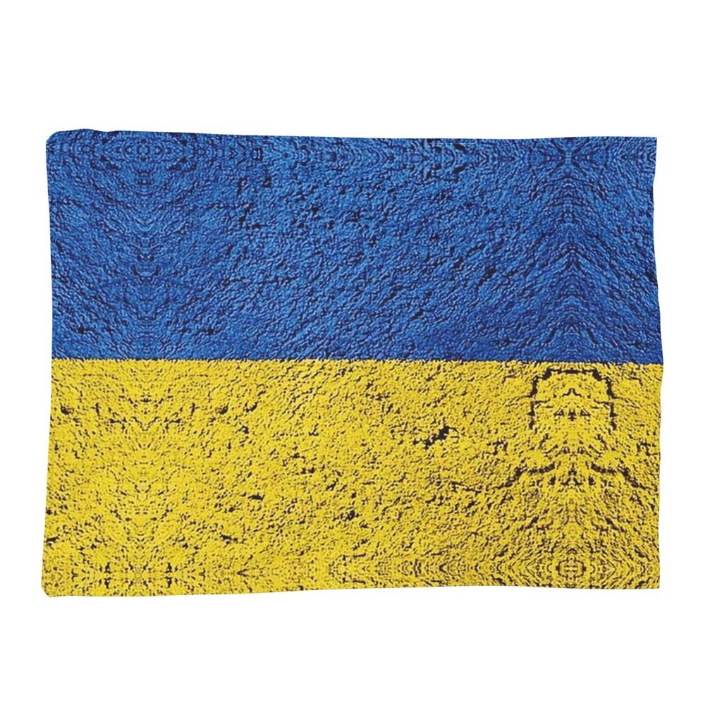 Flag Of Ukraine Blanket Soft Warm Flannel Throw Blanket Cover for Bed Living room Picnic Travel Home Couch