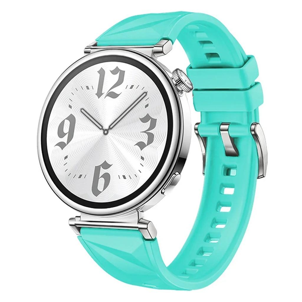 Silicone Strap For Huawei Watch GT6/GT5 41MM Official Color Lce crystal Patterned Bracelet For Huawei WatchGT4 41MM/GT5 Pro 42MM