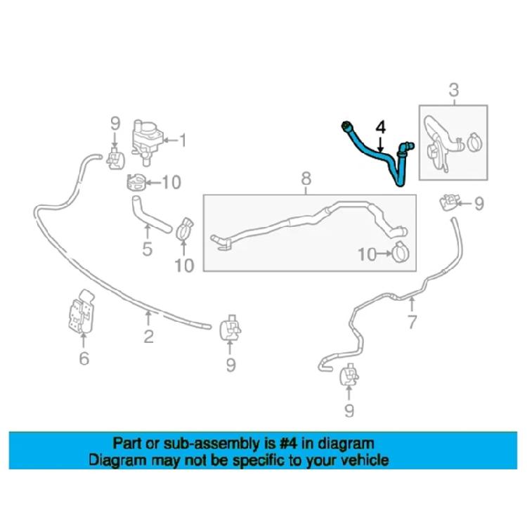 Replacement Water Cooling Pipe Heater Hose HVAC Heater Hose Automotive Accessory for W212 A207 C207 C218 X218 E500 E550