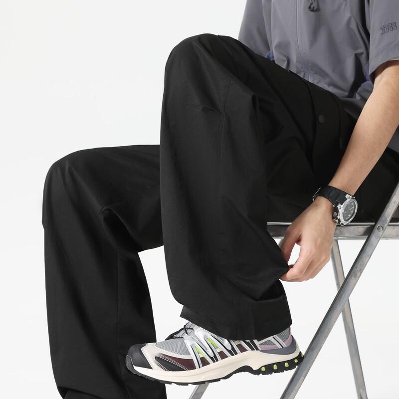 Fingercroxx Men's Japanese Style Utility Cargo Pants