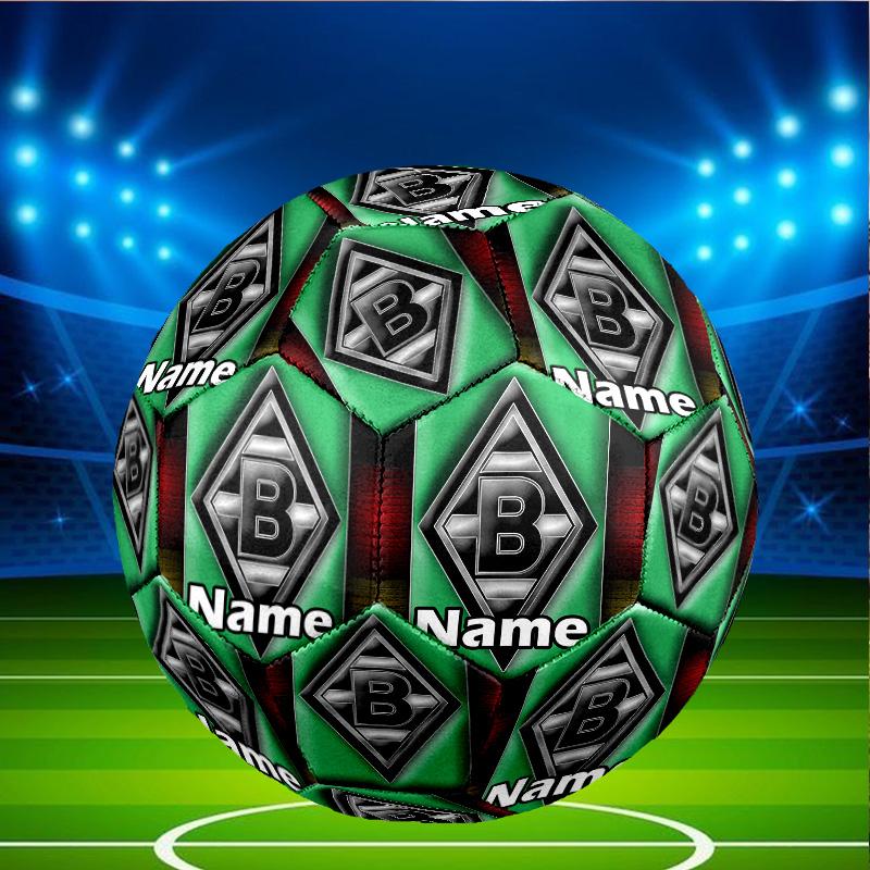 Custom Name Personalized Borussia Monchengladbach Print Size 5 Soccer Ball Training & Match Football, for Team, Kicking, Gift for Football