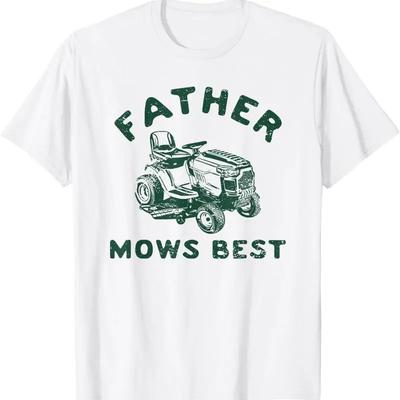 2024 2025 Vater mäht am besten T-Shirt Lustig für Freund Alle Größen S 4XL